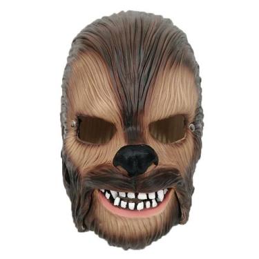 Imagem de Máscara de cosplay Halloween Chewbacca com boca móvel - yiweisai
