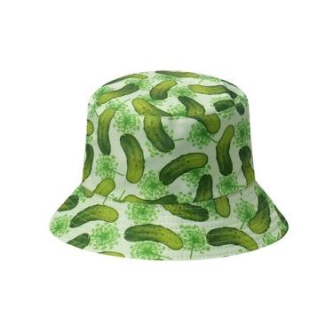 Imagem de Bucket Hat PicklesCupins Anime Unissex Casual Beach Fisher - Yiweisai