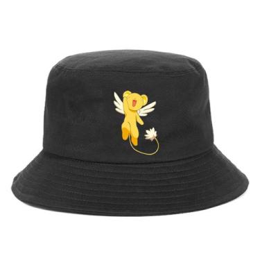 Imagem de Bucket Hat Cards Captors Sakura Anime Sun Protection Cotton - Yiweisai