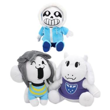 Imagem de Brinquedo de pelúcia Undertales Sans Toriel Frisk 25-35 cm, conjunto d