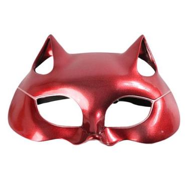 Imagem de Máscara de cosplay Goro Akechi Persona Carnaval de Halloween - yiweisa