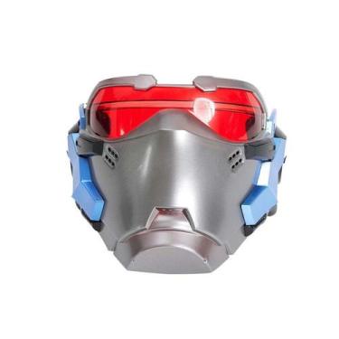 Imagem de Máscara de cosplay Soldiers 76 Overwatch Halloween Carnival 16x19cm - 