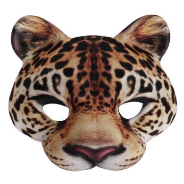 Imagem de Máscara de Cosplay Cheetahs Halloween Carnaval Páscoa EVA 19x17cm - yi