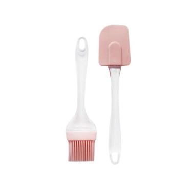 Imagem de Kit com espatula e pincel de silicone para cozinha 2 pçs - QUERO PRESE