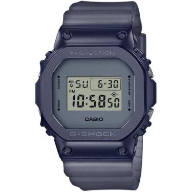 Imagem de Relógio CASIO G-SHOCK semi-transparente azul GM-5600MF-2DR