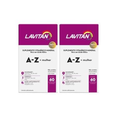 Imagem de Kit 2 Vitaminas Lavitan A-Z Mulher De 60Cps - Cimed