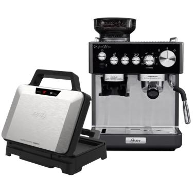 Imagem de Kit Cafeteira Espresso Nova Perfect Brew e Sanduicheira Inox Oster