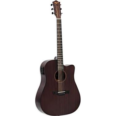 Imagem de VIOLÃO FOLK CUTAWAY EQ AÇO T/SAPELE B/S SAPELE KANSAS GRAN RESERVA DKMOP TAGIMA