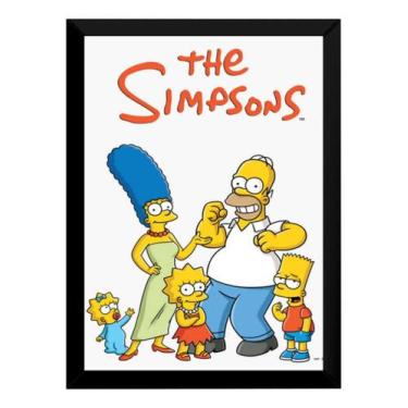 Imagem de Quadro Os Simpsons Desenho Poster Com Moldura - Fanarte