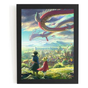 Imagem de Quadro Game Hisaishi Ni No Kuni Arte Poster Com Moldura - Fanarte