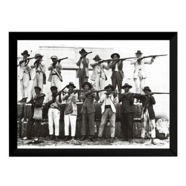 Imagem de Quadro Foto 1927 Mossoró Resistência Ao Ataque Bando Lampião - Fanarte