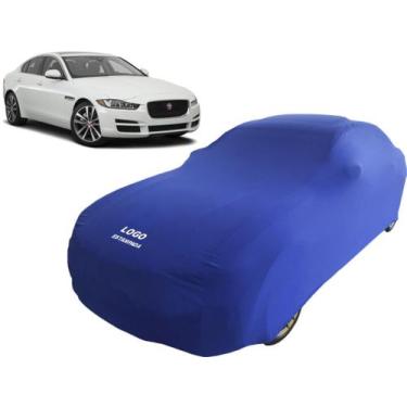 Imagem de Capa Automotiva Para Jaguar Xe Tecido Helanca Lycra - Mz, Azul