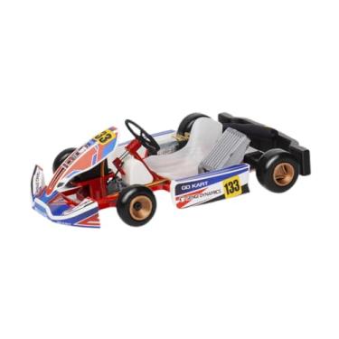 Imagem de Milageto Conjunto de kart de controle remoto em escala 1/32, brinquedo para colecionadores e entusiastas