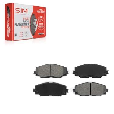 Imagem de Pastilhas de freio a disco dianteiro SIM-1210 para Toyota Corolla RAV4 Scion xB Prius V xD Matrix Pontiac Vibe Lexus HS250h