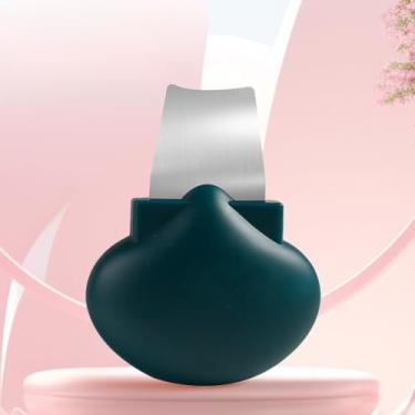 Imagem de Escova de máscara facial, limpeza facial, manual de acne, cravos, remoção de cravos, ferramenta de limpeza de folículo facial, escova verde