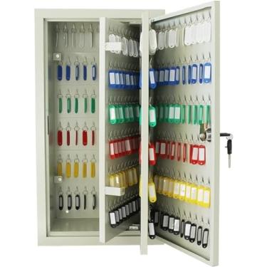 Imagem de ZDJZMGZ Suporte de parede para porta-chaves, armário de chave de aço com trava de chave, para uso por manobristas, hotéis, concessionárias de carros