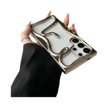 Imagem de Capa Traseira 3D Snake Hollow Luxuosa E À Prova De Choque Com Dissipaç