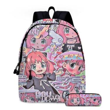 Imagem de Conjunto de mochilas Spys Familys Anyas Forgers Cartoon Kids School - 