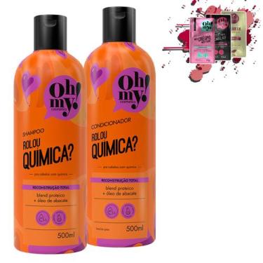 Imagem de Kit Oh My Rolou Química 500ml 2 Itens - Oh My Cosmetics