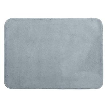 Imagem de Tapete Antiderrapante Toque Pele de Coelho 50cm x 70cm Buettner Rabbit Cor Cinza