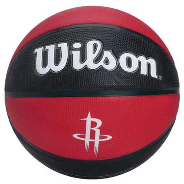 Imagem de Bola De Basquete NBA Team Tribute Houston Rockets 7 Wilson, Preto, Ver