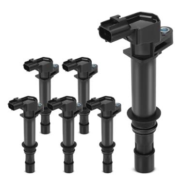 Imagem de Conjunto de 6 bobinas de ignição para Dodge Durango Dakota Nitro Jeep Liberty Commander Mitsubishi Raider