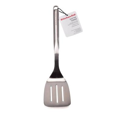 Imagem de Espátula Vazada de Aço Inox com Alça Luxo Premium KitchenAid