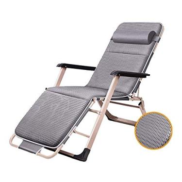 Imagem de UISLA Espreguiçadeira de cozinha com almofadas, espreguiçadeira de pátio, deck de praia, sala de estar portátil