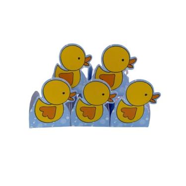 Imagem de Forminhas para Doces Tema Patinho — Decoração de Festa Infantil, Lembrancinha, Mesa de Doces Personalizada — Kit com 50 unidades