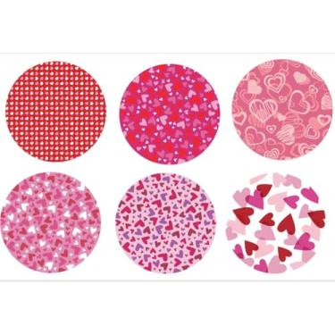 Imagem de 600 peças de forros de cupcake de dia dos namorados, vermelho, rosa, roxo, coração, papel para assar, embalagens, formas de muffin, bandejas de panificação para decorações de férias, artigos de festa