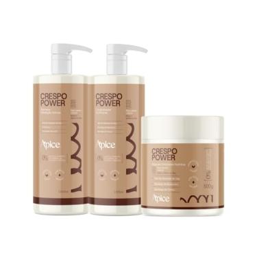 Imagem de Kit Apice Crespo Power Shampoo 1L Condicionador 1L Máscara 500g