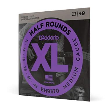Imagem de Encordoamento Para Guitarra Semi-Flat .011-.049 D'Addario Half Rounds EHR370