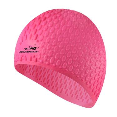 Imagem de Touca De Natação Gold Sports Gota Ultra Soft De Silicone - Com Cobertura das Orelhas