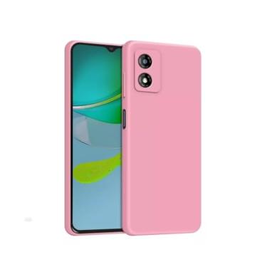 Imagem de Capa Capinha Compatível Motorola Moto G84 Silicone Aveludada (ROSA IOGURTE)