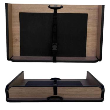 Imagem de Fraldário Dobrável Retrátil Amadeirado Clinicas Pediatria