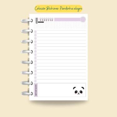 Imagem de Refil Para Caderno de Disco Sistema Inteligente  Pandinha Alegre - Cor