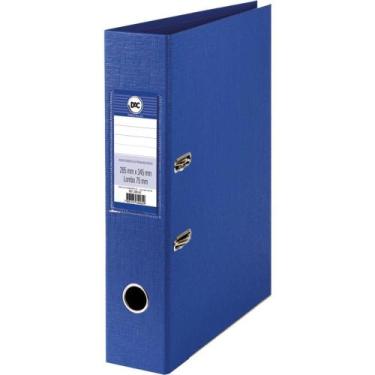 Imagem de Pasta Registradora Ofício Larga Azul Premium - DAC