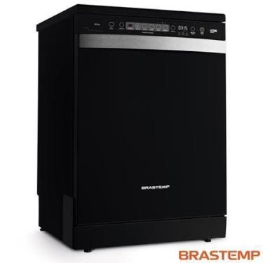 Imagem de Lava louças brastemp 14 serviços preta 110v - blf14beana