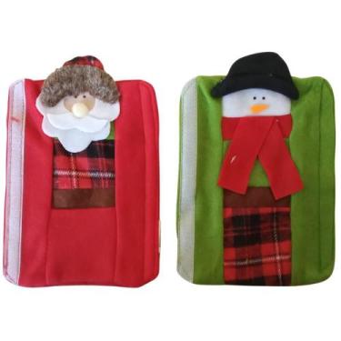 Imagem de Jogo Com 2 Protetores Para Puxador De Geladeira Fogão Armário Bonecos 