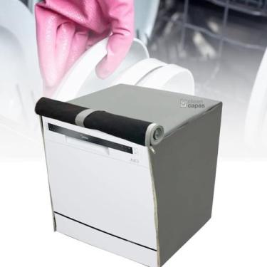Imagem de Capa para lava louças midea 8 serviços imperméavel - Capas Flex, CINZA