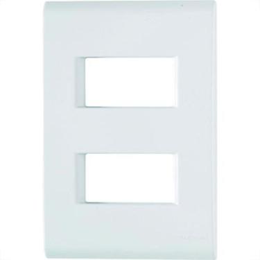 Imagem de Espelho Placa Tramontina Liz 4X2 2Int Dist 106/206