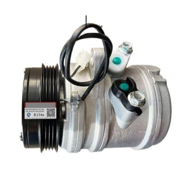 Imagem de Compressor de ar condicionado CA para carro automotivo compatível com Chery QQ 95485076 720087 SP-08 SP08