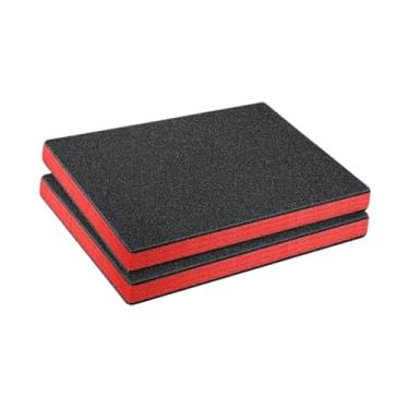 Imagem de MYCENSE 2x Inserções de espuma para caixa de ferramentas, almofadas de espuma para embalagem, revestimentos práticos e profissionais removíveis para caixa de, 42.5 Cm X 28.5 Cm X