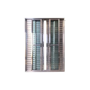 Imagem de Porta Balcão 6 Folhas Veneziana 210x180 Brilhante Linha 25