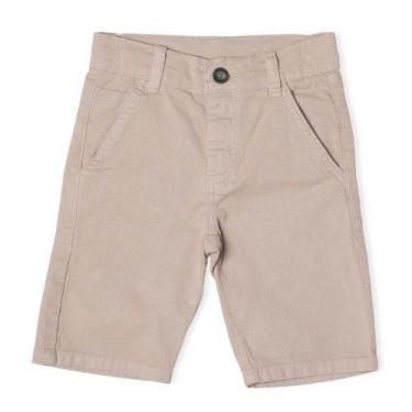 Imagem de Bermuda Social Menino Mania Kids Color Areia, 16