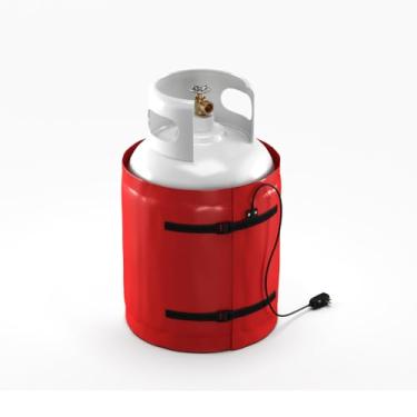 Imagem de WXHDYBLANKET -Cobertor de aquecedor de tanque de propano, cobertor de aquecedor de tanque de cilindro de gás de 9 kg, cobertor de aquecimento de toda a cobertura, uso para 9 kg, 13,6 kg, 18 kg