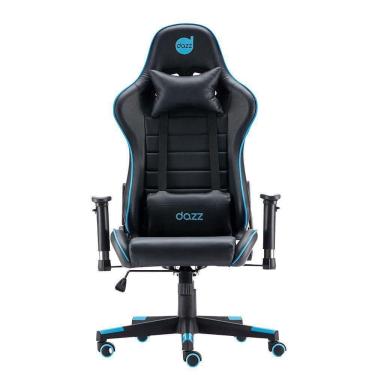 Imagem de Cadeira Gamer Dazz Prime X V2 Preto E Azul Com Almofada Par