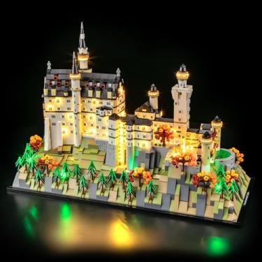 Imagem de BRIKSMAX Kit de luzes 2.0 compatível com Lego Architecture Neuschwanstein Castle 21063 Conjuntos de construção - Kits de iluminação LED (apenas acessórios), tecnologia de ocultação de cabos para