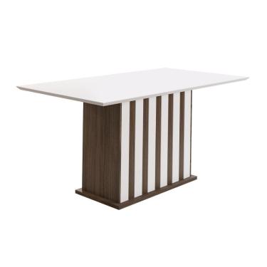 Imagem de Mesa de Jantar 6 Lugares Osaka Amendoa Off-White