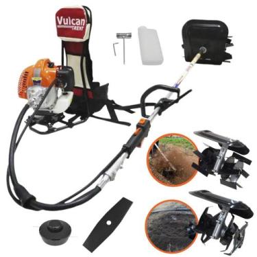 Imagem de Aparador de Grama Profissional Costal Á Gasolina Vulcan VRC430 43cc 1,